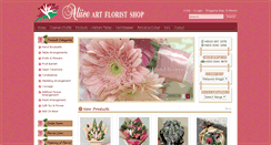 Desktop Screenshot of aliiceartflorist.com